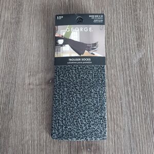 George Trouser Socks - Shoe Size 4-10 - Grey Pewter